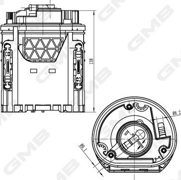 GMB GFPS-032A - - - avtokuzovplus.com.ua