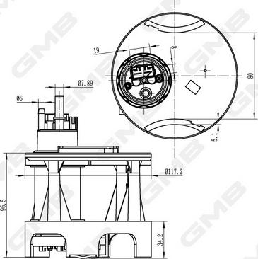 GMB GFPS-036A - - - avtokuzovplus.com.ua