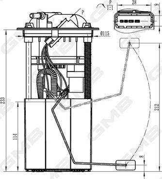 GMB GFPS-038A - - - avtokuzovplus.com.ua