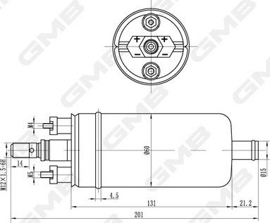 GMB GFPS-039A - Модуль паливного насоса autocars.com.ua