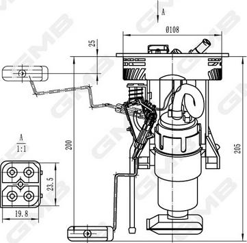 GMB GFPS-115A - - - avtokuzovplus.com.ua