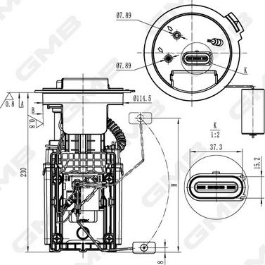 GMB GFPS-148A - - - avtokuzovplus.com.ua