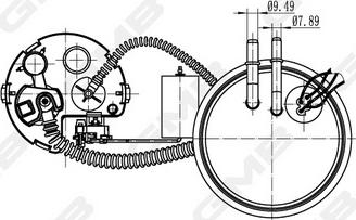 GMB GFPS-392A - Модуль паливного насоса autocars.com.ua