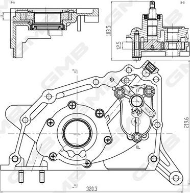 GMB GOAS-03A - Масляный насос avtokuzovplus.com.ua