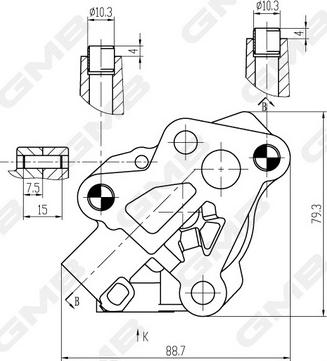 GMB GOAS-103A - Масляний насос autocars.com.ua