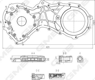 GMB GOAS-105A - Масляний насос autocars.com.ua