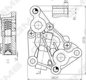 GMB GOAS-125A - Масляный насос avtokuzovplus.com.ua