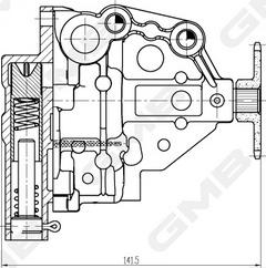 GMB GOAS-127A - Масляный насос avtokuzovplus.com.ua