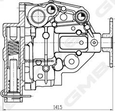 GMB GOAS-128A - Масляний насос autocars.com.ua