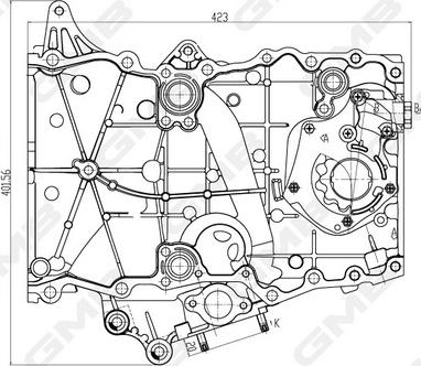 GMB GOAS-141A - Масляний насос autocars.com.ua