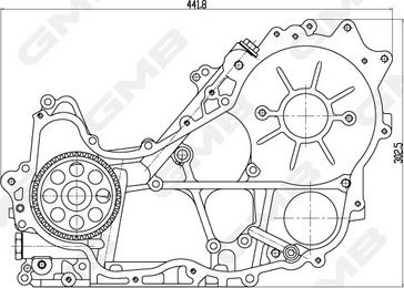 GMB GOAS-158A - Масляний насос autocars.com.ua