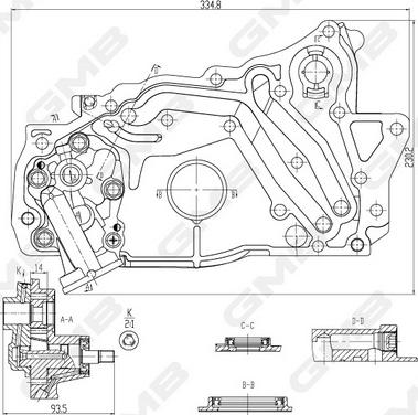 GMB GOAS-179A - Масляний насос autocars.com.ua