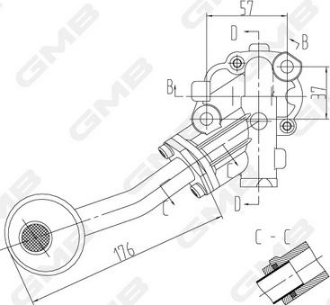 GMB GOAS-47A - Масляний насос autocars.com.ua