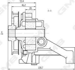 GMB GOAS-68A - Масляний насос autocars.com.ua