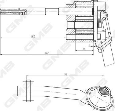 GMB GOAS-73A - Масляний насос autocars.com.ua