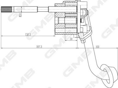 GMB GOAS-74A - Масляний насос autocars.com.ua