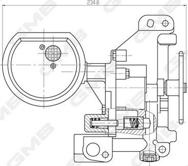 GMB GOAS-90A - Масляный насос avtokuzovplus.com.ua