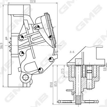 GMB GOAS-90A - Масляний насос autocars.com.ua