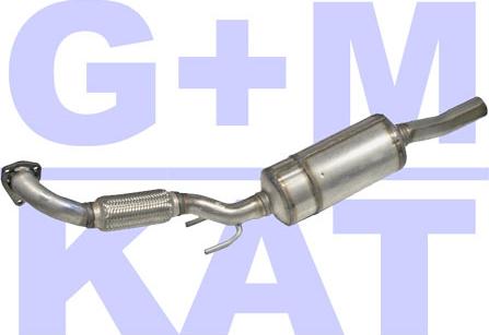 G+M KAT 01.37.002 - Комплект для дооборудования, катализатор / сажевый фильтр (комби autodnr.net