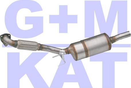 G+M KAT 01.37.030 - Компл.  для дооборудуется., каталізатор / сажев.фільтр (комбісіст. autocars.com.ua