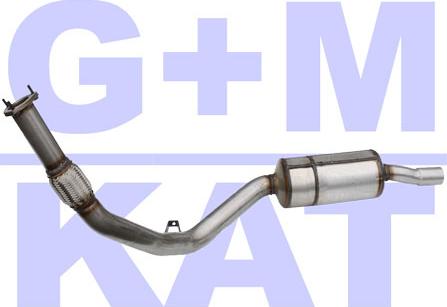 G+M KAT 02.37.042 - Компл.  для дооборудуется., каталізатор / сажев.фільтр (комбісіст. autocars.com.ua