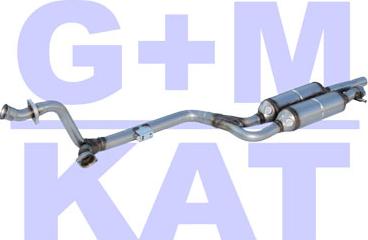 G+M KAT 40 0304-EU2 - Каталізатор autocars.com.ua