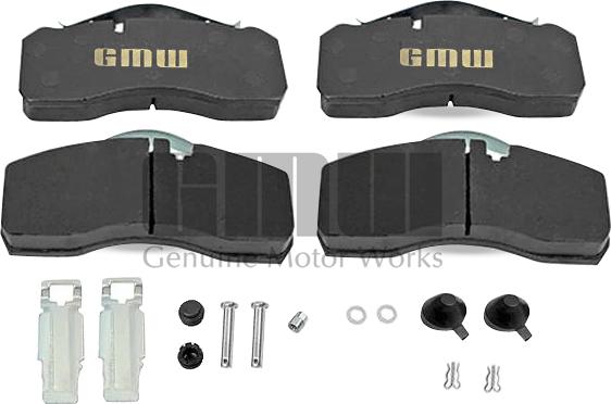 GMW BDP29094MC - Тормозные колодки, дисковые, комплект autodnr.net