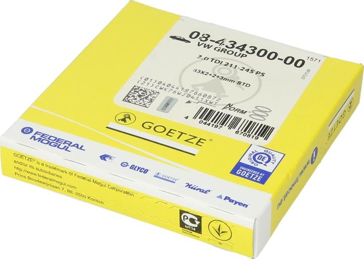 Goetze 08-434300-00 - --- autocars.com.ua
