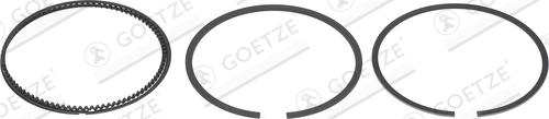 Goetze Engine 08-141307-10 - Комплект поршневих кілець autocars.com.ua