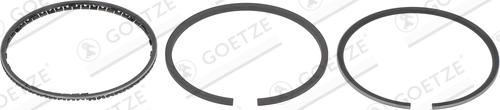 Goetze Engine 08-204500-10 - Комплект поршневих кілець autocars.com.ua