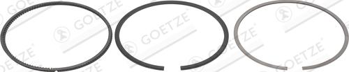 Goetze Engine 08-431400-10 - Комплект поршневих кілець autocars.com.ua