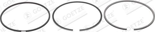 Goetze Engine 08-444500-10 - Комплект поршневих кілець autocars.com.ua