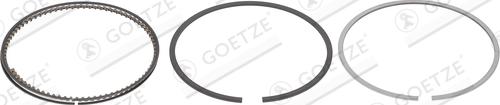 Goetze Engine 08-448500-00 - Комплект поршневих кілець autocars.com.ua