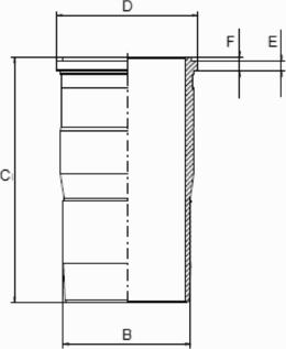 Goetze Engine 14-451190-00 - Гильза цилиндра autodnr.net