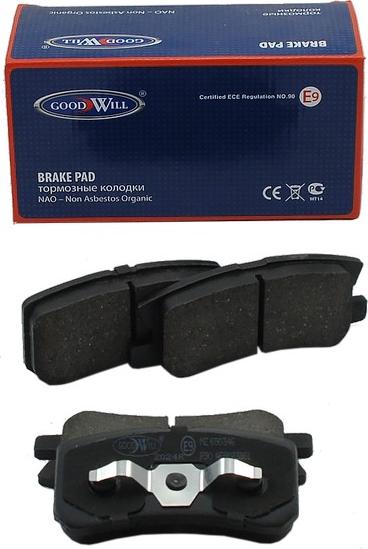 GoodWill 2024 R - Тормозные колодки, дисковые, комплект autodnr.net