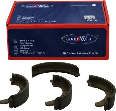 GoodWill 2110 RB - Комплект тормозных колодок, барабанные autodnr.net