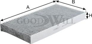 GoodWill AG 155 CFC - Фильтр воздуха в салоне autodnr.net