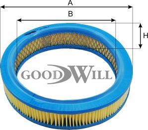 GoodWill AG 203 - Воздушный фильтр avtokuzovplus.com.ua