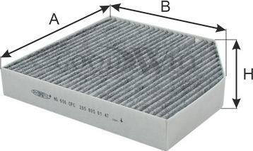 GoodWill AG 656 CFC - Фильтр воздуха в салоне avtokuzovplus.com.ua