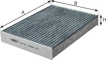 GoodWill AG 677 CFC - Фільтр, повітря у внутрішній простір autocars.com.ua