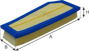 GoodWill AG 704 - Воздушный фильтр autodnr.net