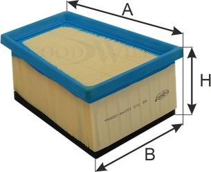 GoodWill AG 710 - Воздушный фильтр autodnr.net