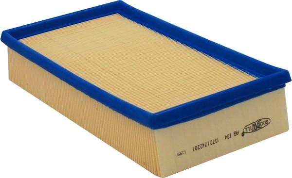 GoodWill AG 834 - Повітряний фільтр autocars.com.ua