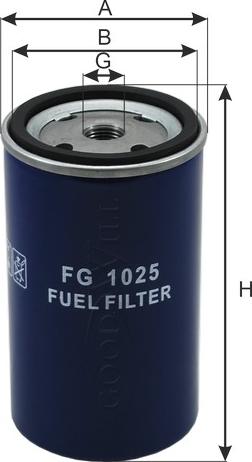 GoodWill FG 1025 - Топливный фильтр autodnr.net
