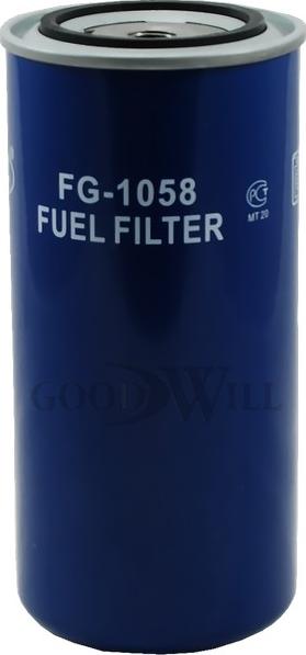 GoodWill FG 1058 - Паливний фільтр autocars.com.ua