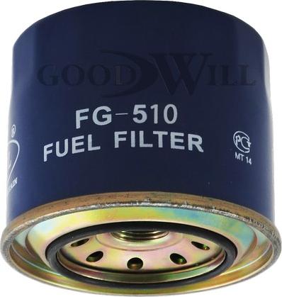 GoodWill FG 510 - Паливний фільтр autocars.com.ua