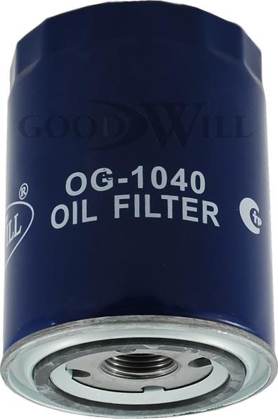 GoodWill OG 1040 - Масляний фільтр autocars.com.ua