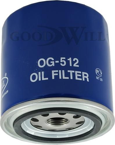 GoodWill OG 512 - Масляный фильтр autodnr.net