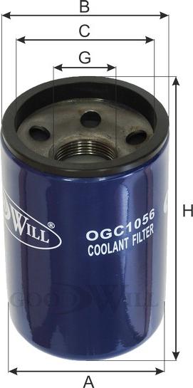 GoodWill OGC 1056 - Фільтр для охолоджуючої рідини autocars.com.ua