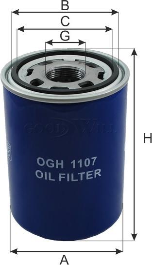 GoodWill OGH 1107 - Гідрофільтри, рульове управління autocars.com.ua